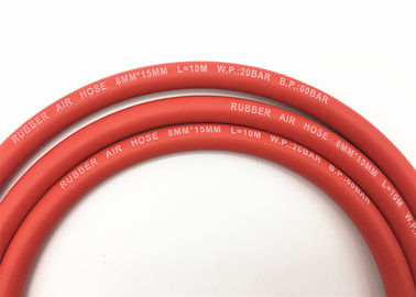 5 / 16&quot;インチW.P 300PSIのLPGのガスのための赤く滑らかな表面のゴム製エア・ホース/管