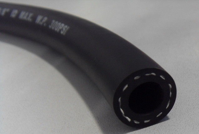 セリウムISO 2398 ID 8mmの繊維が付いている産業エア・ホース/黒のゴム製ホースは補強を編みました