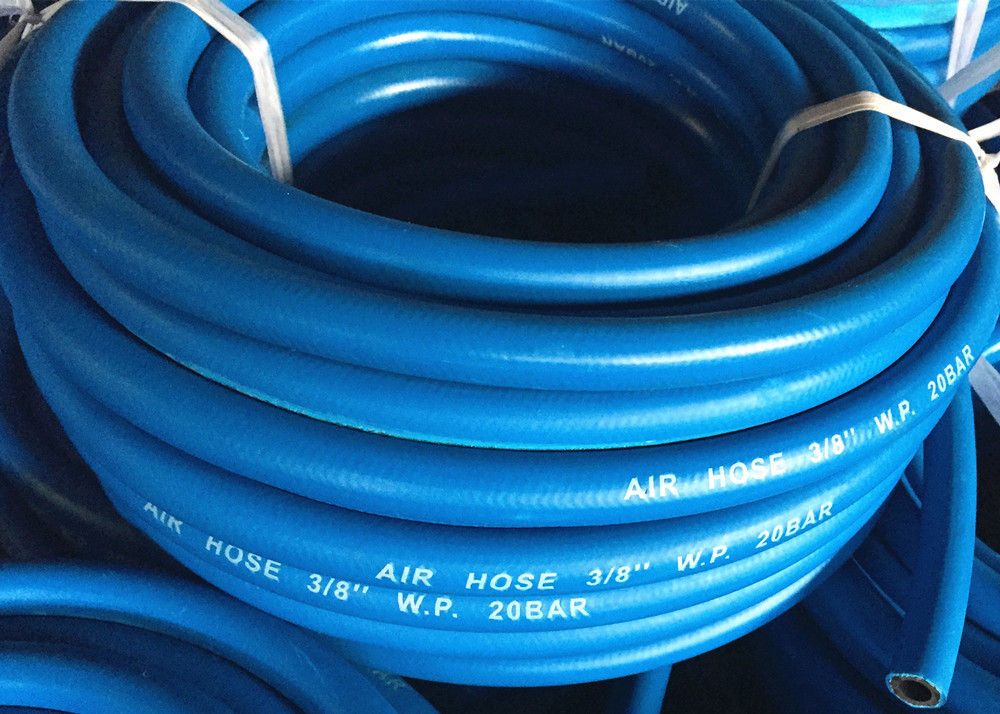 空気用具のための青いゴム製エア・ホース、適用範囲が広い空気圧縮機のホース
