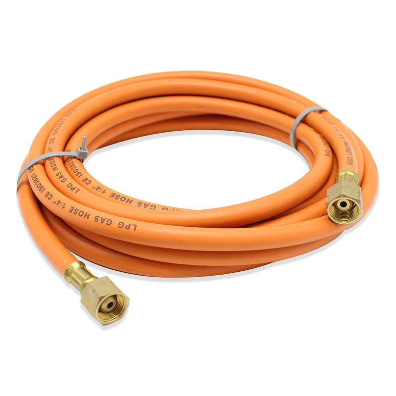 EN16436 5/16&quot; NBR材料オレンジ ゴム製LPGのガス管の高圧