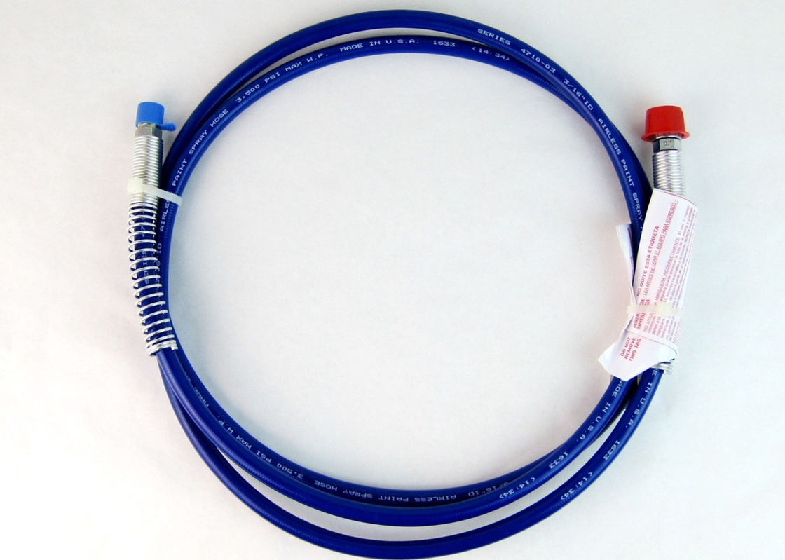 青いSAE 100R8の熱可塑性油圧ホース、ペンキのスプレーのホース