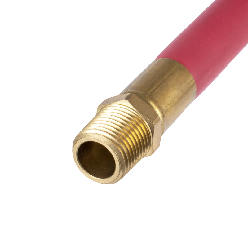 赤 EPDM 1/2' X 50FT NPT 男性ゴム空気管組