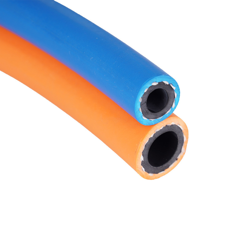 グレードT耐着用減速器 ツイン溶接ホース オレンジ 3/8'ブルー 1/4'