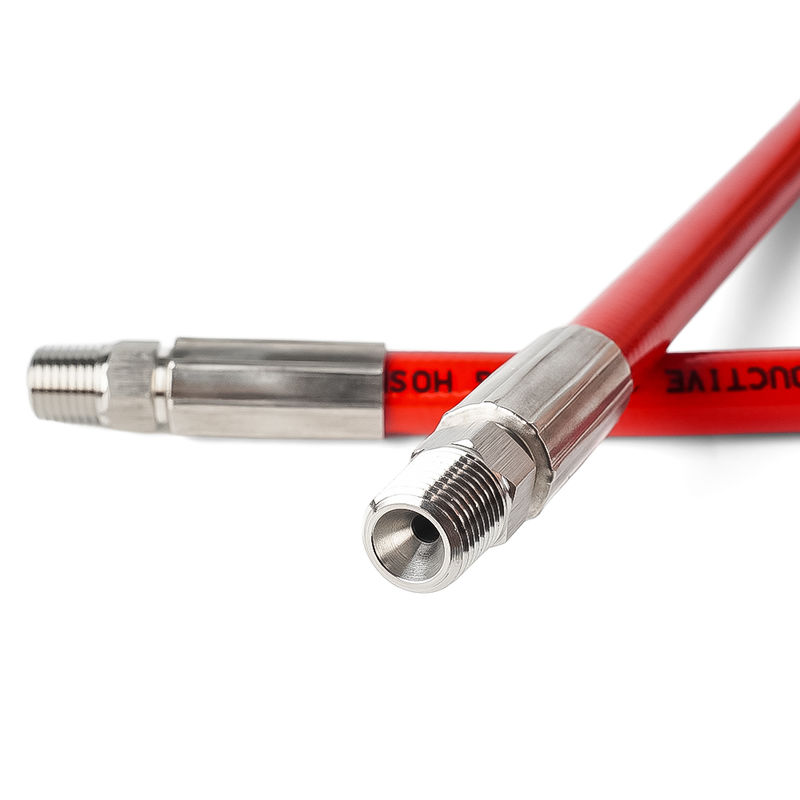 耐摩耗性カバーと軽量設計を備えた高圧CNG充填熱可塑性油圧ホース、油圧操作用