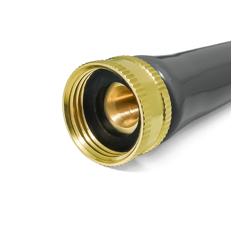 柔軟で軽量なウォーターホース、破裂900 psi、裏庭用のキンクレスハイブリッドラバーガーデンホース