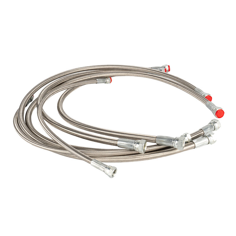 PTFEホース組み立て 高温耐性および抗静的アプリケーションのための化学耐性のある特性