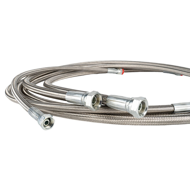 PTFEホース組み立て 高温耐性および抗静的アプリケーションのための化学耐性のある特性