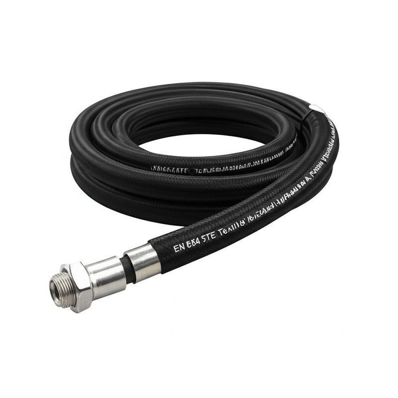 EN854 3TE オイル耐性合成ゴムと高強度繊維補強の繊維編み水力ホース MSHA / CE 承認