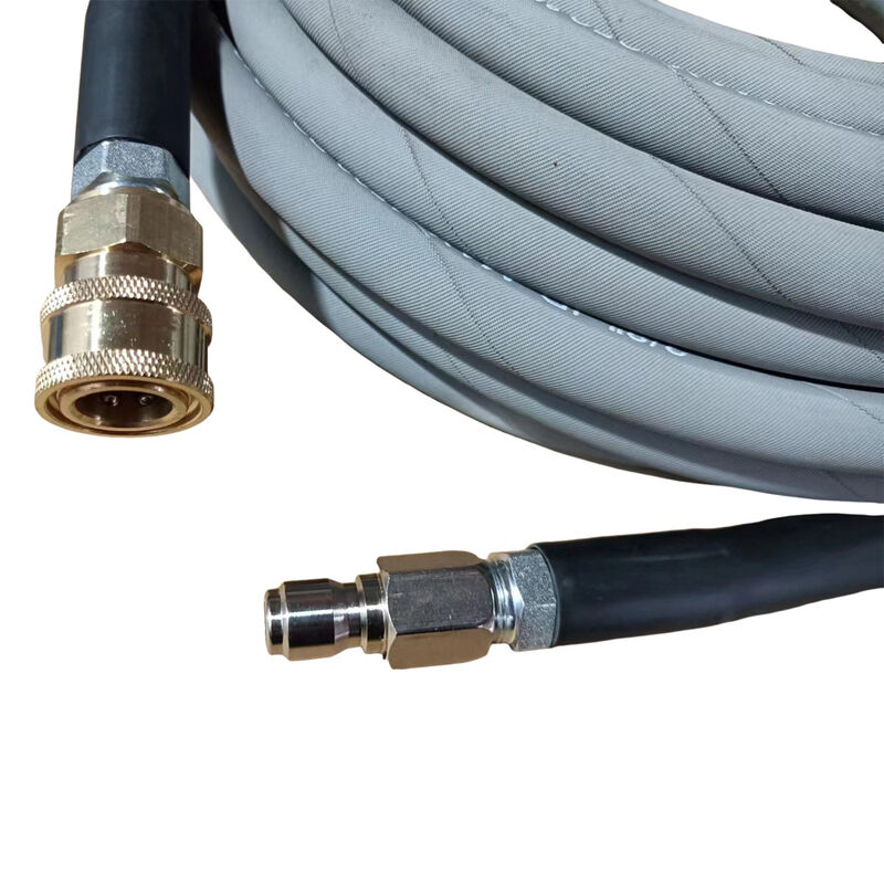 カーペットクリーニングシステム用 4000 PSI 温水対応 高圧洗浄機ホース 1/4
