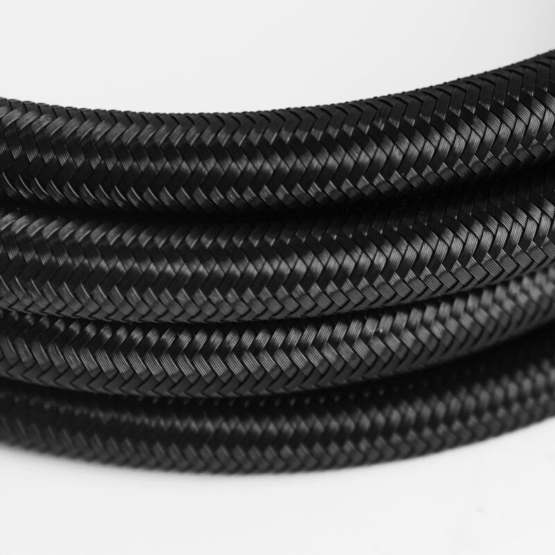 高性能フレキシブル NBR 燃料ホース – 黒色ナイロン編組、耐油性、産業用油圧システム向けフリーカットサービス