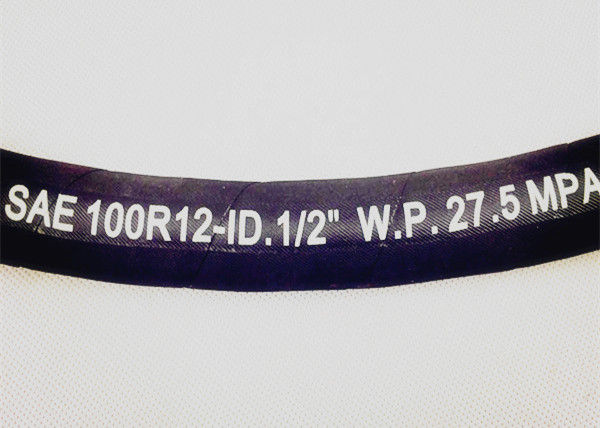 鋼線の螺線形SAE 100R 12/4は油圧ホースID 3/8&quot;をワイヤーで縛ります| 2つ